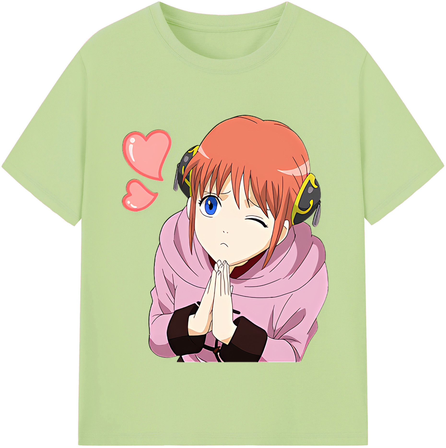 ぎんたま 坂田銀時（さかたぎんとき） 神楽 志村新八（しむら しんぱち） GINTAMA Sakata Gintoki Kagura Shimura Shinpachi 綿100％半袖Tシャツ（フロントプリント）
